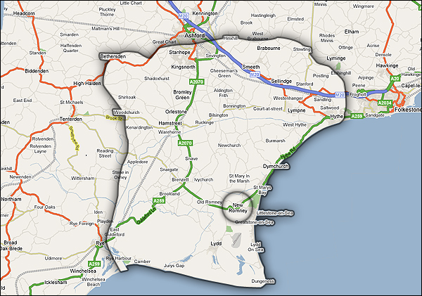 Local Area Covered By Rolfe's